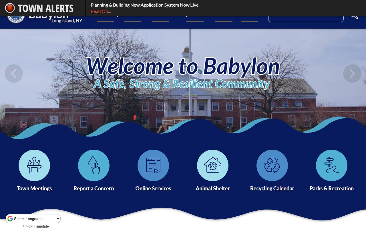 Babylon warrant records town website