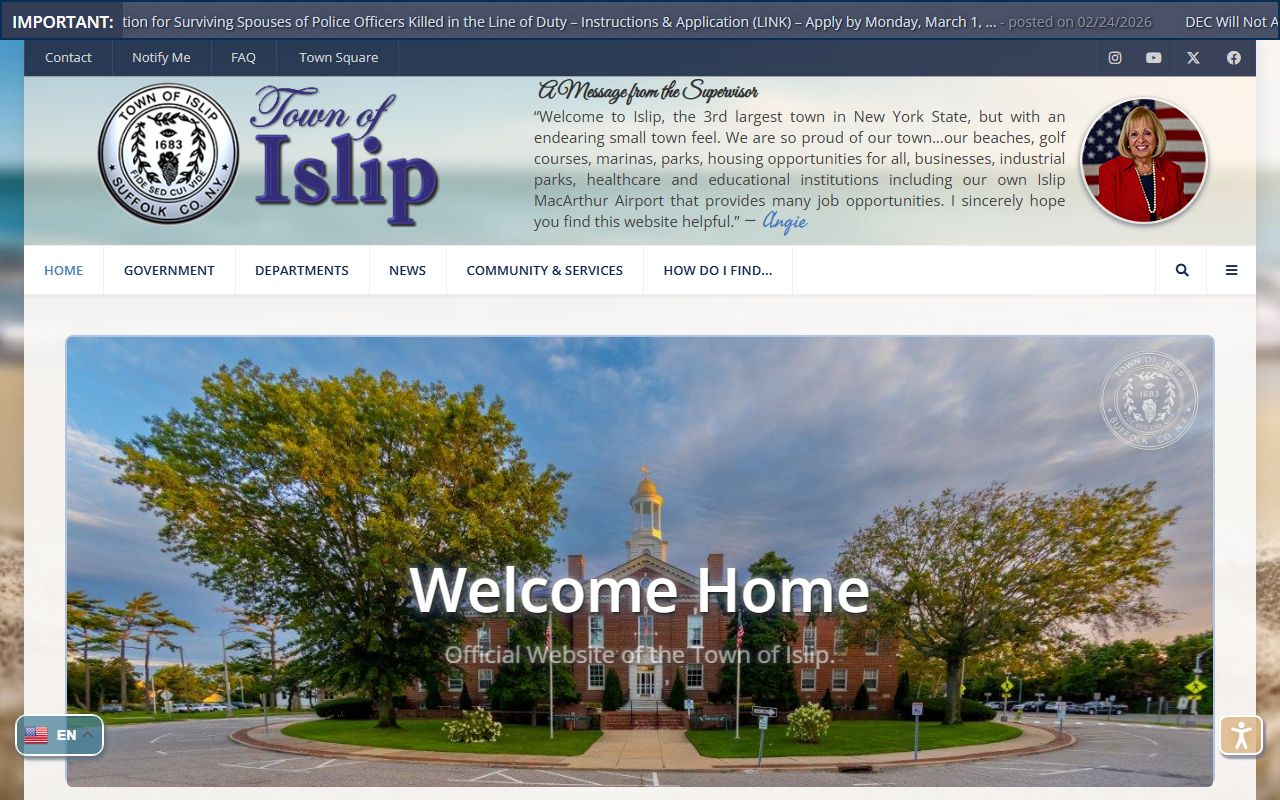 Islip warrant records town website