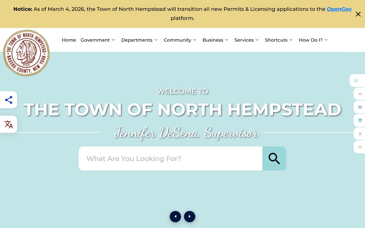 North Hempstead warrant records town website