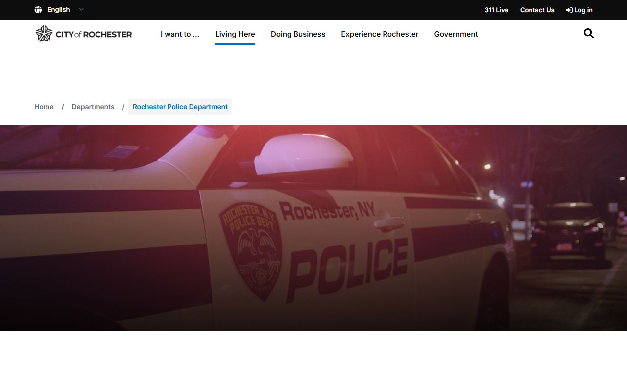 Rochester warrant records police department page