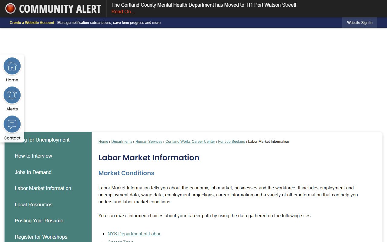 Cortland County warrant records Sheriff's Office website