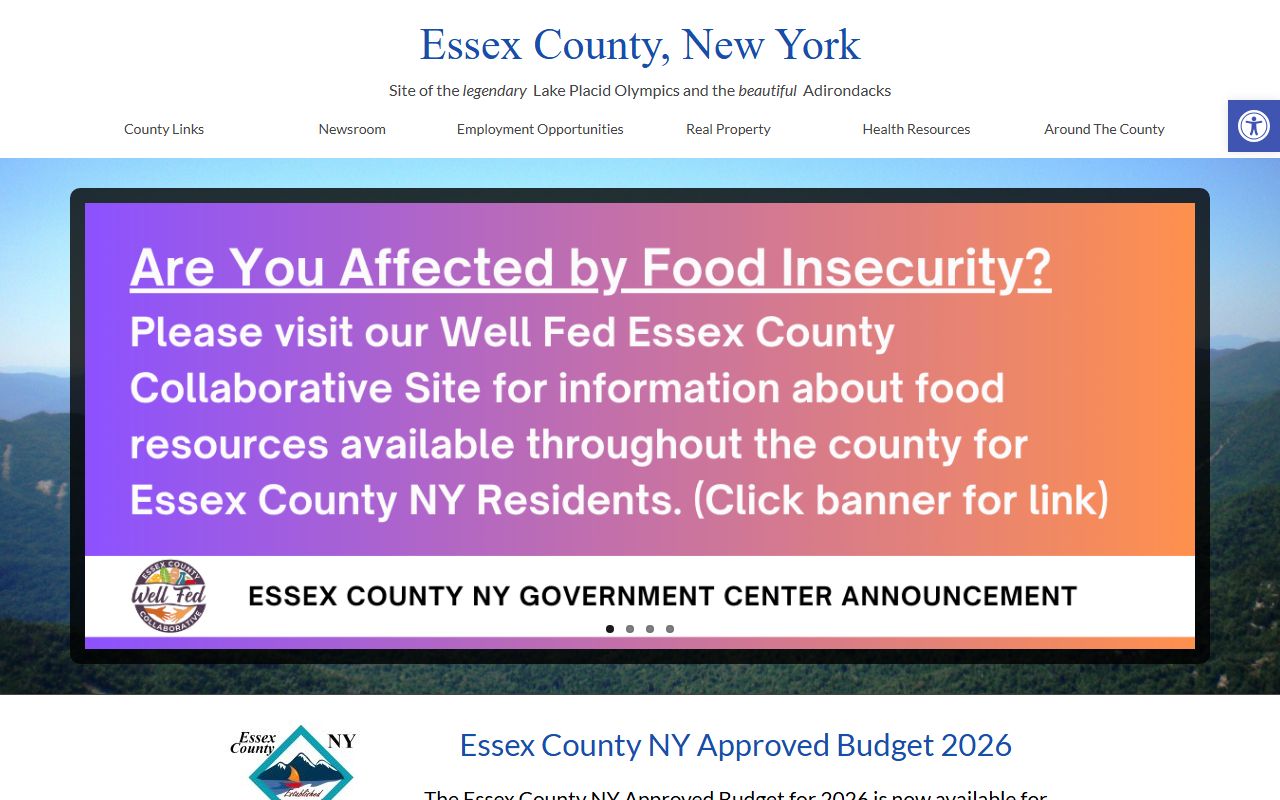 Essex County warrant records government homepage