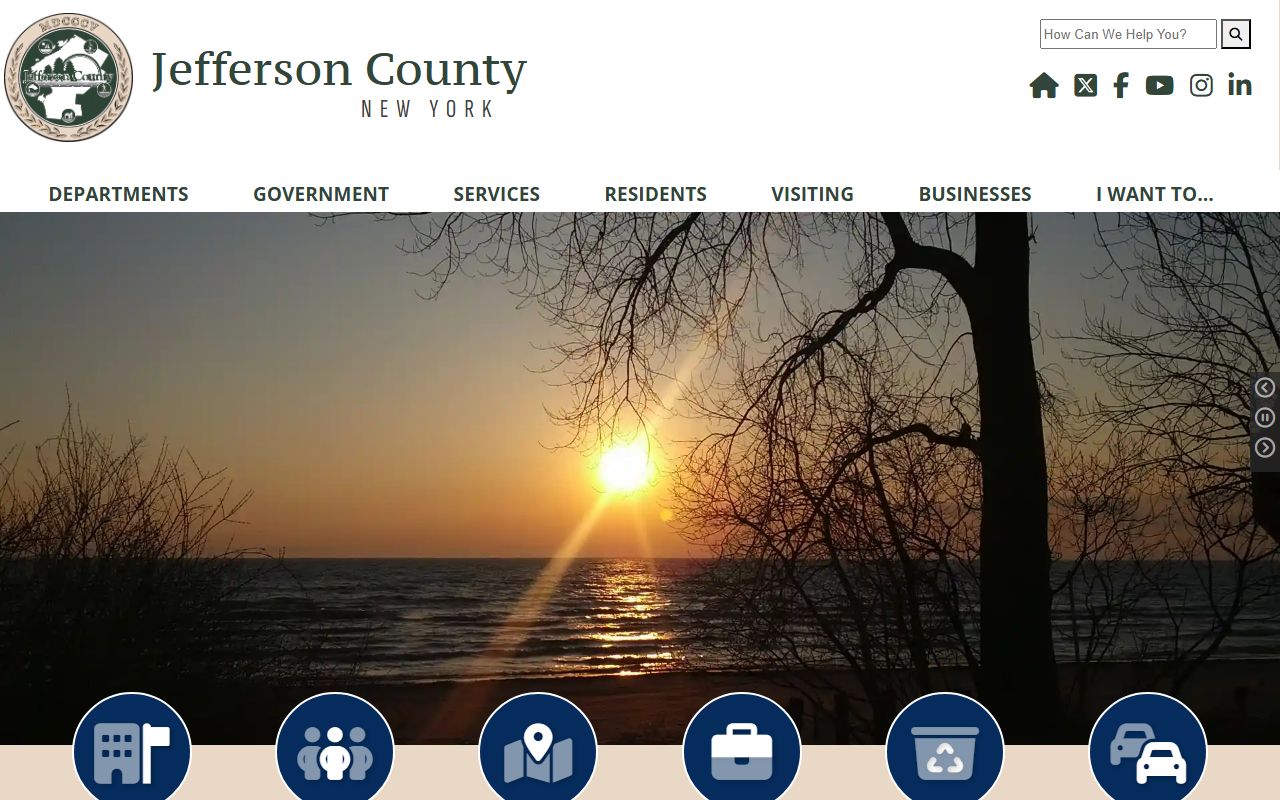 Jefferson County warrant records homepage for public records access