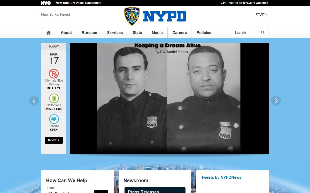 Kings County warrant records NYPD main page for Brooklyn warrant searches